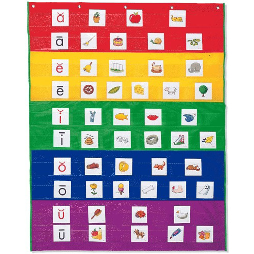 영어교구,알파벳교구, 러닝리소스[EDU 2197] 레인보우 포켓 차트 Rainbow™ Pocket Chart-칭찬나라큰나라