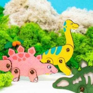 MDF 공룡화석 놀이 장난감 (최소구매 5개)-칭찬나라큰나라
