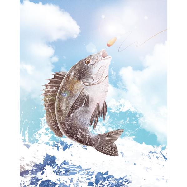여름배경현수막 바다 물고기 낚시 623-칭찬나라큰나라